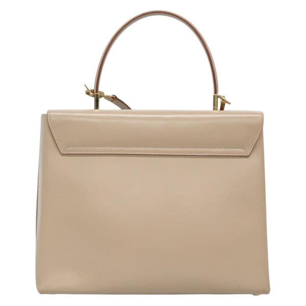 Salvatore Ferragamo Gancini Convertible Top Handle Bag Leather Mini