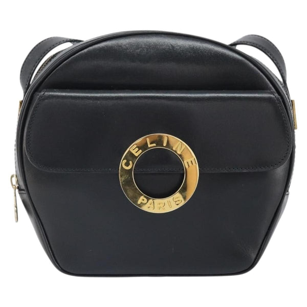 Celine Circle Logo Shoulder Bag Leather - image 1