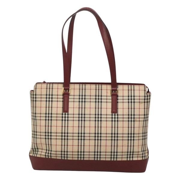 Burberry Nova Check Tote Canvas and Leather - image 1