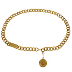 Chanel Vintage Medallion Chain Belt Metal - image 1