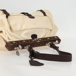 Salvatore Ferragamo Gancini handbag Leather - image 14