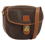 Celine Vintage Macadam Shoulder Bag Canvas and Leather - image 14