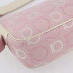 Salvatore Ferragamo Gancini Shoulder Bag Canvas - image 11