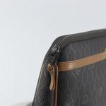 Christian Dior Vintage Honeycomb Zip Pouch Canvas and Leather - image 15