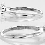 Tiffany & Co. Tiffany Setting Solitaire Ring Platinum with RBC Diamond - image 4