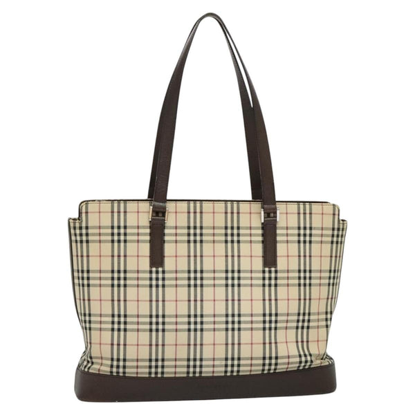 Burberry Nova Check Tote Canvas and Leather - image 1