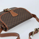 Celine Vintage Macadam Shoulder Bag Canvas and Leather - image 14