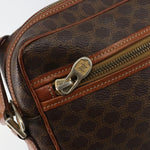 Celine Vintage Macadam Shoulder Bag Canvas and Leather - image 12