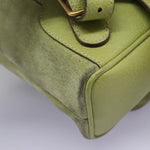 Gucci Gucci bamboo backpack daim mini - image 12