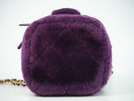 Chanel Coconing Top Handle Vanity Case with Chain Quilted Shearling Small - image 10