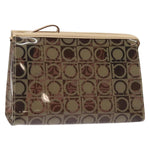 Salvatore Ferragamo Gancini Pouch Canvas - image 1