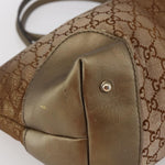 Gucci Heart Bit Open Tote GG Canvas with Leather Large - image 10
