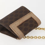 Celine Vintage Macadam Shoulder Bag Canvas and Leather - image 15