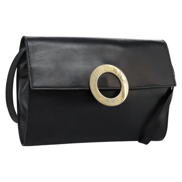 Celine Vintage Circle Logo Crossbody Bag Leather Small - image 1