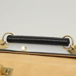 Chanel Chocolate Bar CC Handbag Quilted Lambskin - image 8