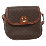 Celine Vintage Macadam Shoulder Bag Canvas and Leather - image 1
