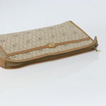 Christian Dior Vintage Honeycomb Zip Pouch Canvas and Leather - image 13