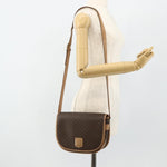 Celine Vintage Macadam Shoulder Bag Canvas and Leather - image 13