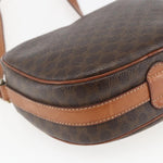 Celine Vintage Macadam Shoulder Bag Canvas and Leather - image 11