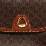 Celine Vintage Macadam Shoulder Bag Canvas and Leather - image 17