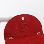 Chanel Camellia Rounded Clutch Satin and Leather - image 20