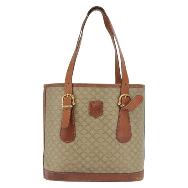 Celine Vintage Macadam Tote bag Canvas and Leather - image 1