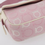 Salvatore Ferragamo Gancini Shoulder Bag Canvas - image 9
