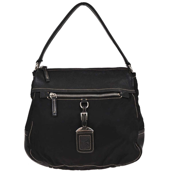 Prada Vintage Shoulder Bag Nylon and Leather - image 1