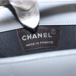 Chanel Vintage Chocolate Bar Metal Ring Tote Quilted Lambskin Medium - image 6