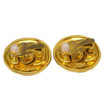 Chanel CC Round Earrings Metal - image 3
