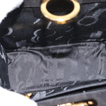 Salvatore Ferragamo Vintage Gancini Chain Shoulder Bag Suede Small - image 5