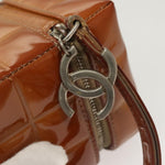 Chanel Rubiks Cube Wristlet Quilted Patent - image 9