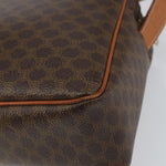 Celine Vintage Macadam Shoulder Bag Canvas and Leather - image 8