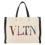 Valentino Garavani Grande Plage VLTN Tote Printed PVC with Leather Large - image 19