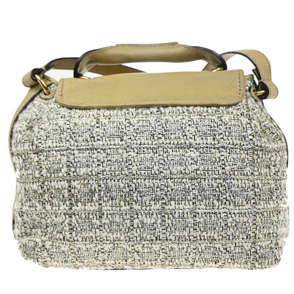 Chloe Elsie Shoulder Bag Tweed Leather