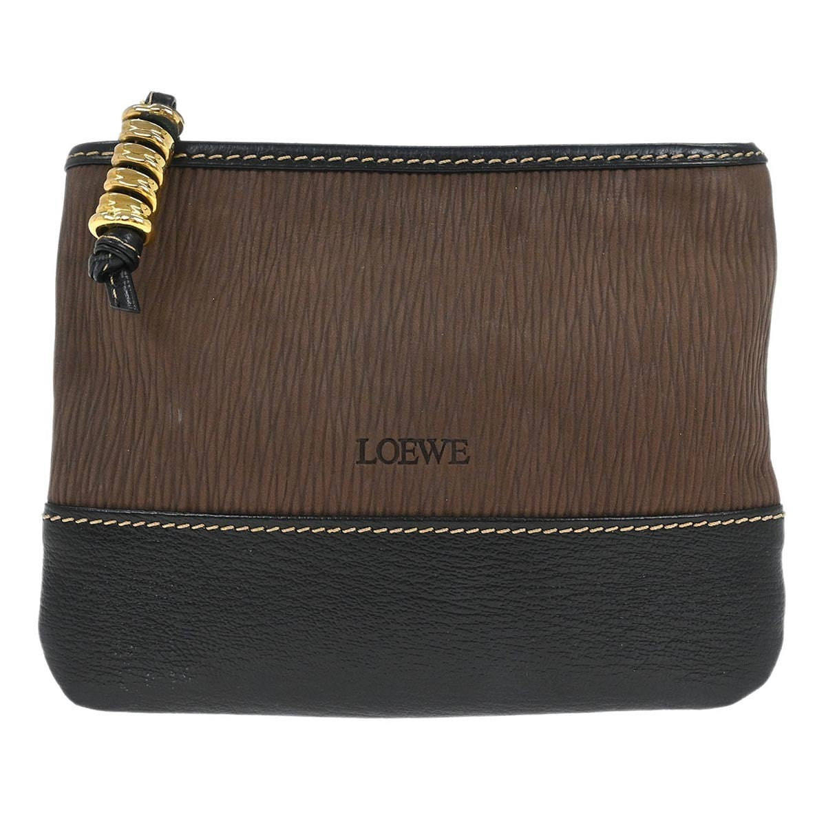 Loewe Velazquez Clutch Bag Leather - image 1