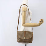 Celine Vintage Macadam Shoulder Bag Canvas and Leather - image 14