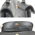 Bally Vintage Handbag Quilted Leather - image 14