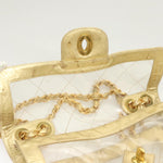 Chanel Classic Single Flap Bag Quilted Applique Vinyl Jumbo 30 x 20 x 10 - image 9