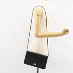 Bally Vintage Chain Shoulder Bag Quilted Leather - image 13