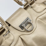 Salvatore Ferragamo Gancini handbag Leather - image 13