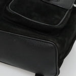 Gucci Vintage Bamboo Backpack Suede and Leather - image 9