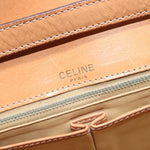 Celine Vintage Macadam Shoulder Bag Canvas and Leather - image 6