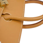 Hermes HAC Birkin Bag Brown Vache Natural with Gold Hardware 32 - image 13