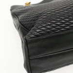 Bally Vintage Tote Bag Quilted Leather - image 9