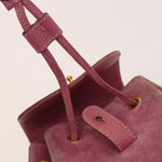 Gucci Gucci bamboo backpack daim mini - image 18