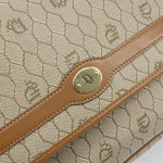 Christian Dior Vintage Honeycomb Shoulder Bag Canvas - image 12