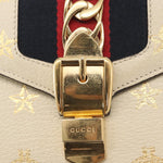 Gucci Sylvie Top Handle Bag Printed Leather Mini - image 13