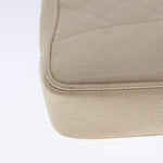 Chanel Vintage Slit Pocket Shoulder Bag Quilted Caviar Medium - image 11