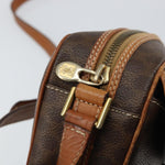 Celine Vintage Macadam Shoulder Bag Canvas and Leather - image 18